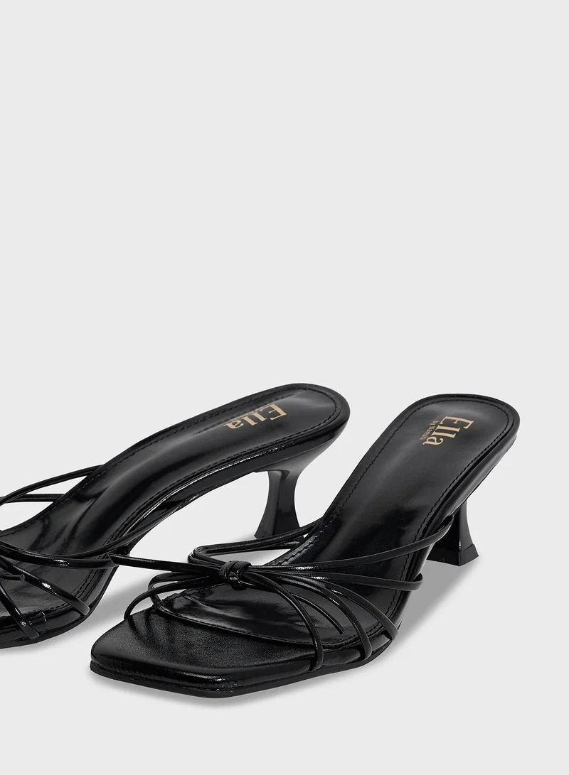 ELLA Low Heeled Mule Sandal