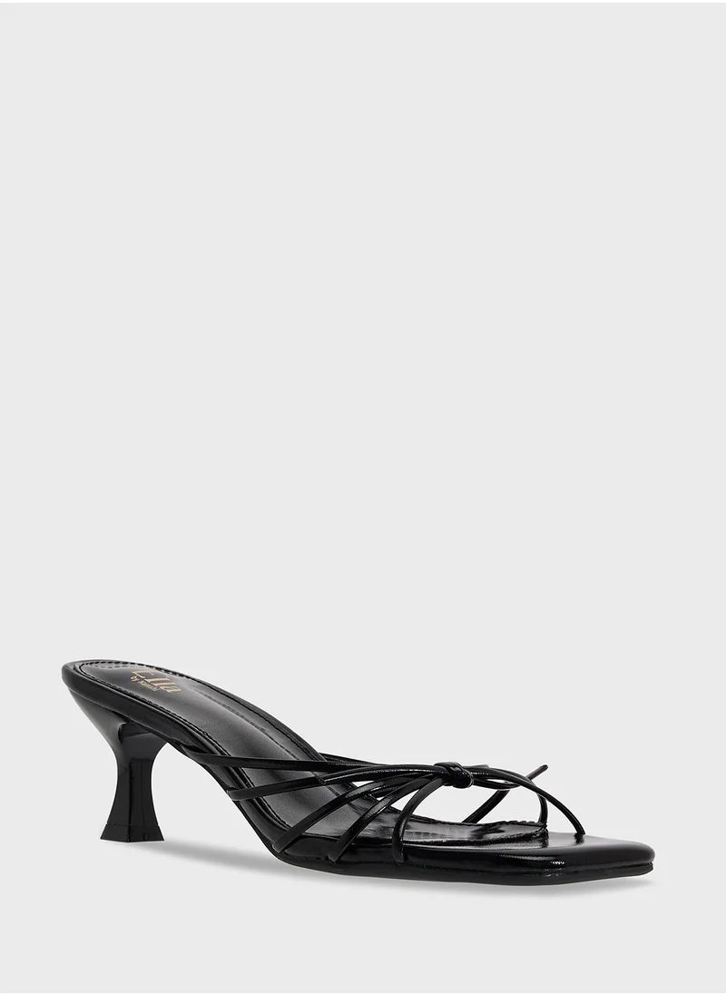 ELLA Low Heeled Mule Sandal