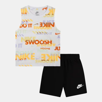 Nike Kids' Sportswear Printed Tank Top and Shorts Set