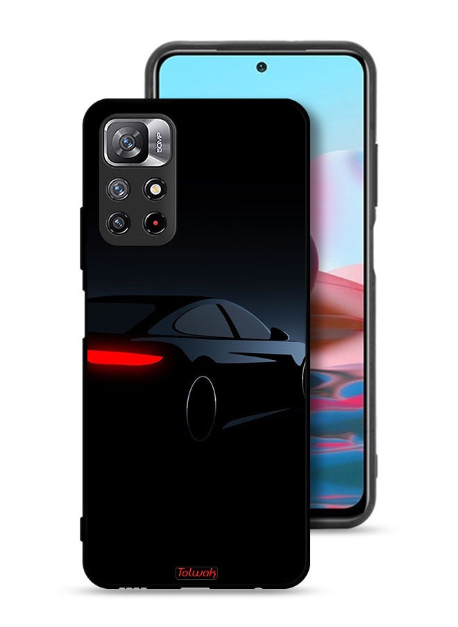 Tolwak Xiaomi Redmi Note 11 4G Protective Case Cover Dark Car  - Image 1