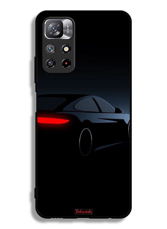 Tolwak Xiaomi Redmi Note 11 4G Protective Case Cover Dark Car  - Image 2