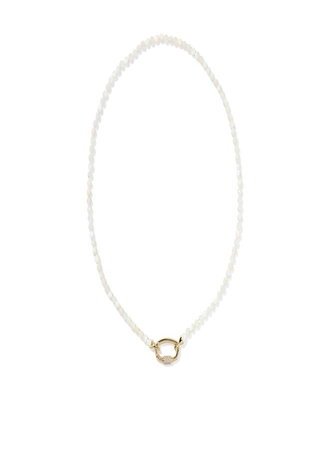 كيندرا سكوت، عقد نسائي من الخرز المطبوع، لون ذهبي عاجي، مقاس واحد - Image 2