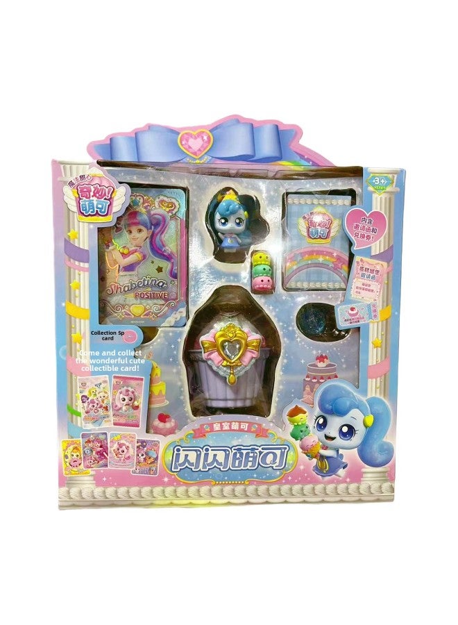 Wonderful Moe Genuine Children's Love Princess Music Royal Moe Love Shiny Girl's House Suit-Color:Sweet Cake House