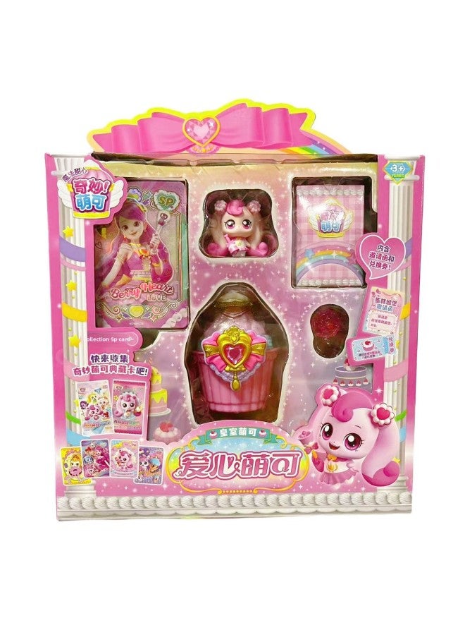 Wonderful Moe Genuine Children's Love Princess Music Royal Moe Love Shiny Girl's House Suit-Color:Sweet Cake House
