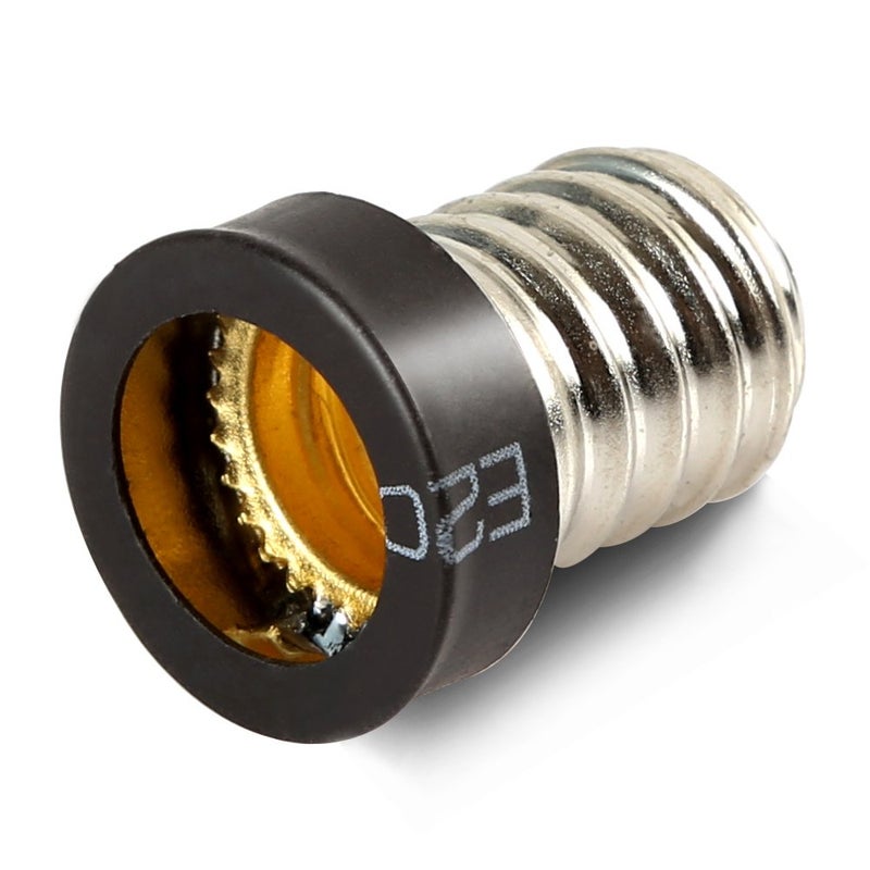 ELECTOP 5 Pack E14 to E12 Adapter Converters Light Sockets Lamp Holder - Image 4