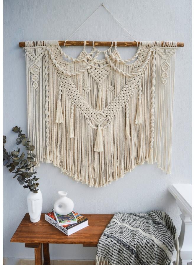 انتيكيانو مكرمية معلقة على الحائط، على الطراز البوهيمي - Image 1