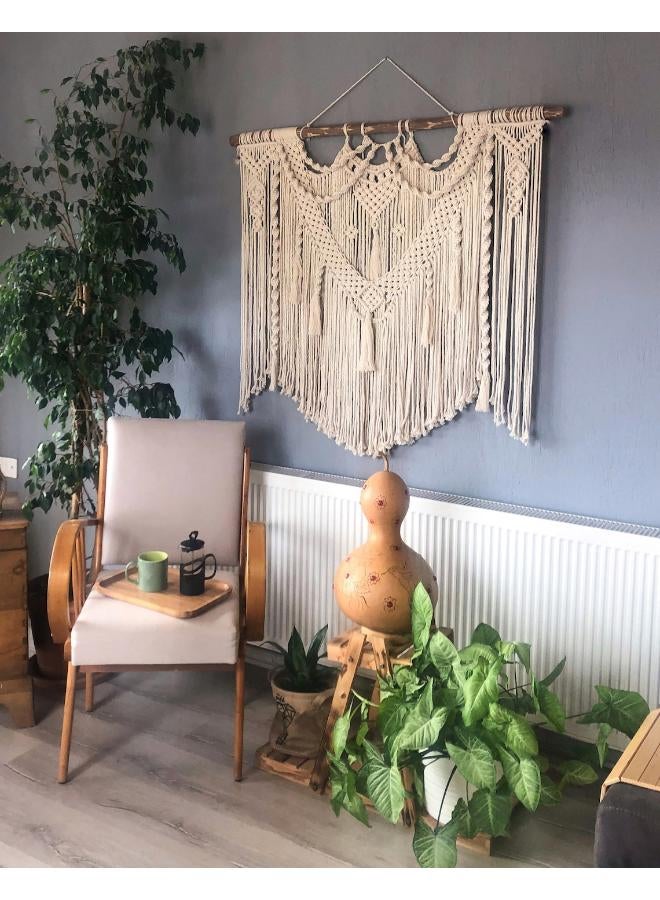 انتيكيانو مكرمية معلقة على الحائط، على الطراز البوهيمي - Image 2