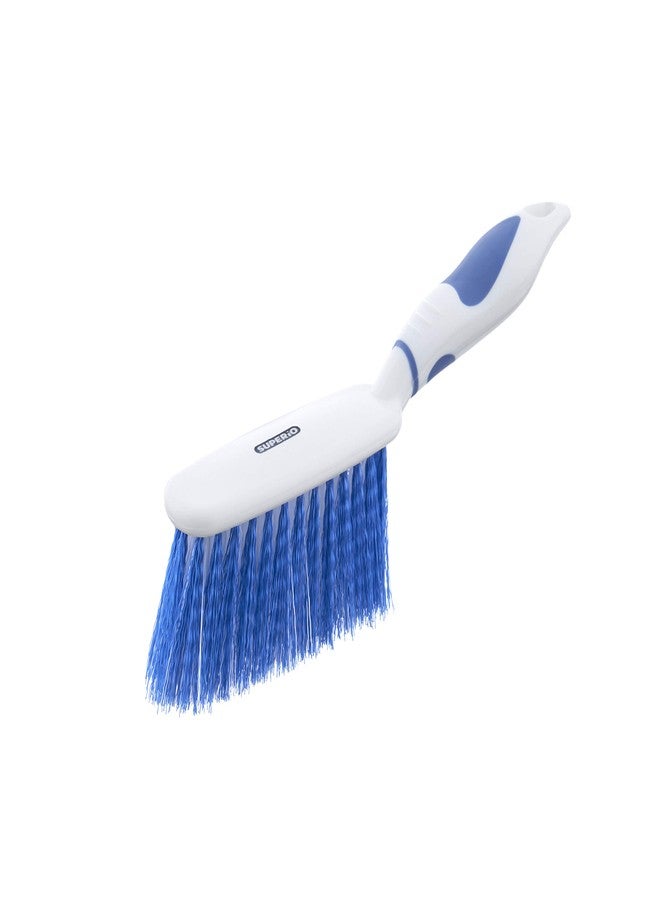 Superio Dustpan and Brush Set, Hand Broom with Ergonomic Grip Handle - Rubber Edge for Easy Dirt Pickup, Durable Material - Blue Hand Brush by Superio - Image 3