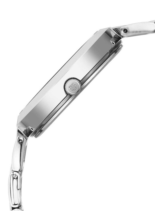 Titan Purple Analogue Black Round Dial Silver Stainless Steel Strap Watch for Women -2480SM13 - Image 4