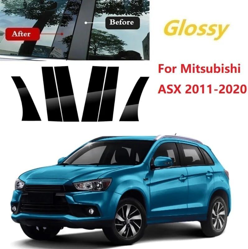 DEMULAX 6PCS Polished Pillar Posts for Mitsubishi ASX - Image 3