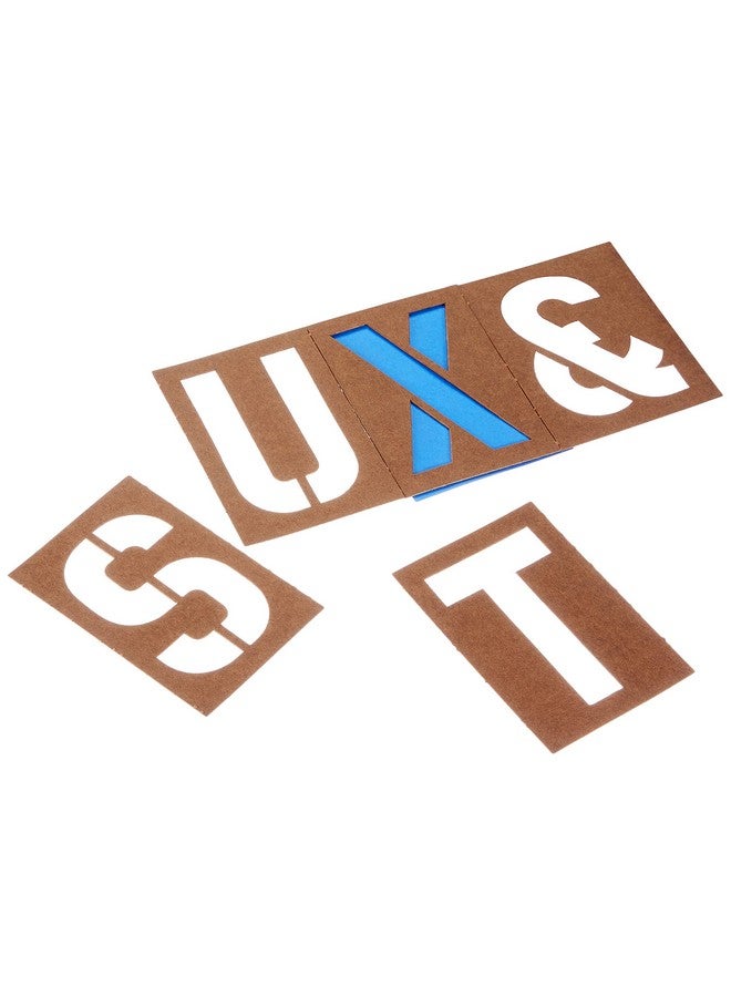 Duro 3330 Oil Board Lettering Stencil Set Brown 4 - Image 3