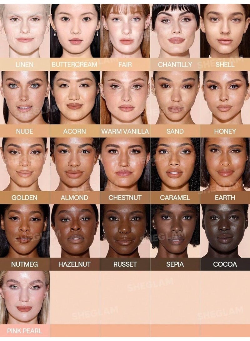 SHEGLAM Like Magic Hydrating Concealer - Warm Vanilla – كونسيلر مرطب بلمسة طبيعية - Image 5