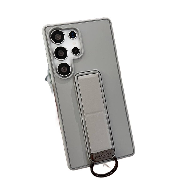 Protective Case | Titanium Grey | Drop Protection | Metal D-Ring Kickstand | Shockproof Cover for Samsung Galaxy S24 - Image 1