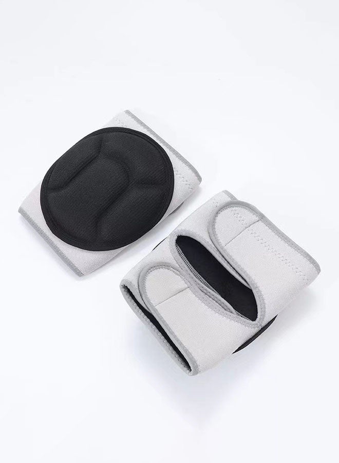 Hanayo Knee Pad 1 Pcs Anti-collision Turtle Shell Sponge Knee Pad for Women and Men Non-Slip Knee Protection Ideal for Dance Skiing Riding Sports(Grey+Black) - Image 5