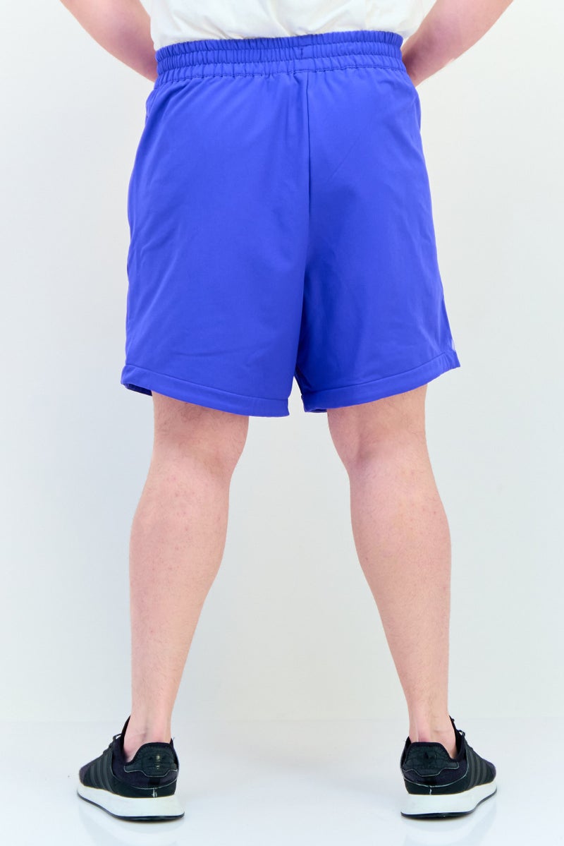 Adidas شورتات جري رياضية للرجال، زرقاء - Image 3