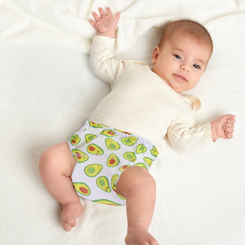 4pcs Baby Pee Training Pants Washable Gauze Pants Cartoon Practicing for Toddler Infants (Size 26cm) - Image 3