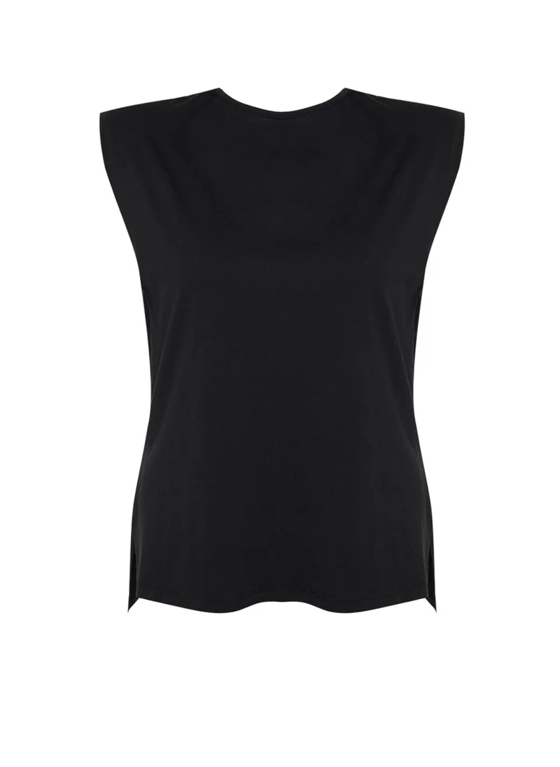 ترينديول كيرف Low Back Knitted T-Shirt