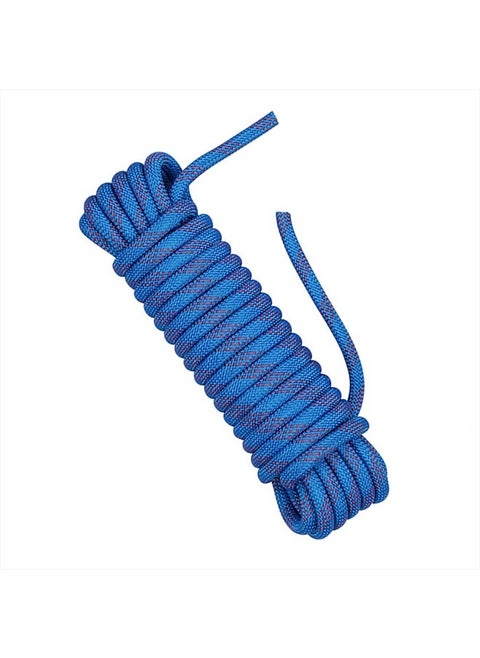 10mm 20 Meter Polyester Rock Static Climbing Rope Boat Anchor Marine Rope Dock Lines Arborist Tree Rope Hoist Rigging Line Blue