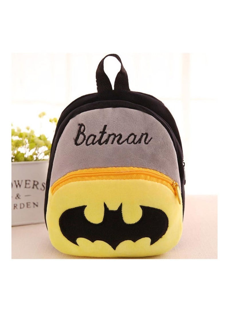 Batman Pattern Plush Toddler Backpack - Image 3