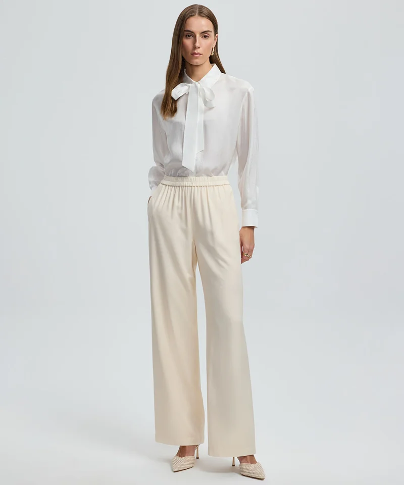ايبيكيول Wide-Leg Elastic Waist Trousers