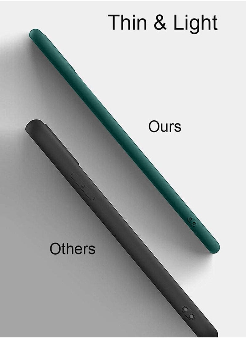 Wtech Xiaomi Redmi 13C 5G 2023 Premium Liquid Silicone Case Cover Dark Green  - Image 5