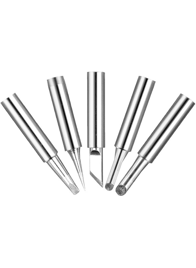 erorex Soldering Iron Kit Anself Electric Soldering Iron 60W Adjustable Temperature Welding + 5 Replacement Soldering Tips Set - Image 3