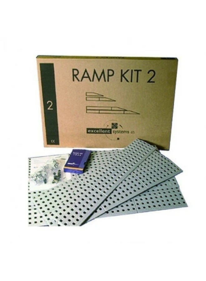 Excellence Modular Wheelchair Ramp Kit for Door Thresholds, Cuttable Tiles, 750mm Width, Indoor & Outdoor Mobility Access Ramp with Fixings - Image 3