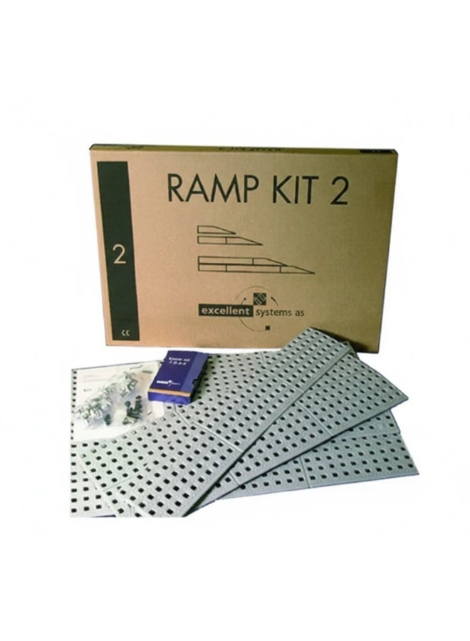 Excellence Modular Wheelchair Ramp Kit for Door Thresholds, Cuttable Tiles, 750mm Width, Indoor & Outdoor Mobility Access Ramp with Fixings - Image 2