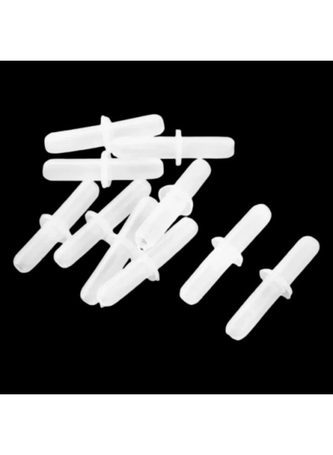 Aquarium Plastic Tubing Straight Connector – 10 & 20 Pcs - Image 1