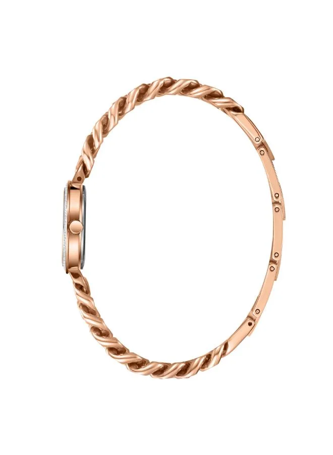 BEVERLY HILLS POLO CLUB BEVERLY HILLS POLO CLUB BP3738X.430 Women's Analog Display Watch & Metal Strap Rose Gold