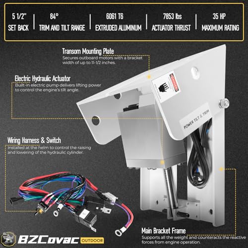 Bzcovac 3002.1017 52100 for CMC PT-35 Tilt and Trim up to 35 HP - Outboard Motor Electric Hydraulic Power Trim & Tilt Unit - Image 3