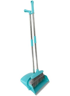 Xifando Xifando Extendable Long Handle Broom and Dustpan Set, Stainless Lightweight Upright Standing Broom and Dustpan Combo for Kitchen Lobby Office Living Room Household Indoor or Outside  - Image 2