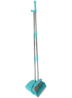 Xifando Xifando Extendable Long Handle Broom and Dustpan Set, Stainless Lightweight Upright Standing Broom and Dustpan Combo for Kitchen Lobby Office Living Room Household Indoor or Outside  - Image 3