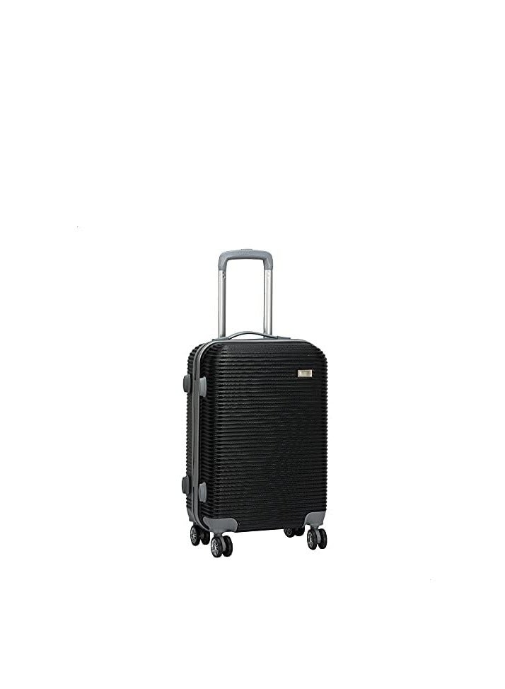 3 Pieces ABS Hard Shell Luggage Set 20/24/28 Inch Black  - Image 2