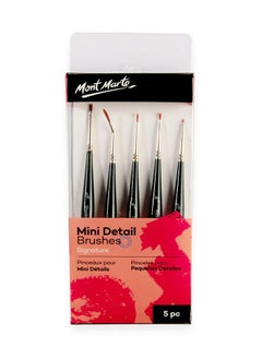 Mont Marte Mont Marte Mini Detail Brush Set 5pc  - Image 2
