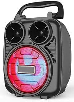 Generic Speaker KST-1182 Wireless Portable Bluetooth Support Usb, Micro SD, FM Radio And AUX - Black Red)