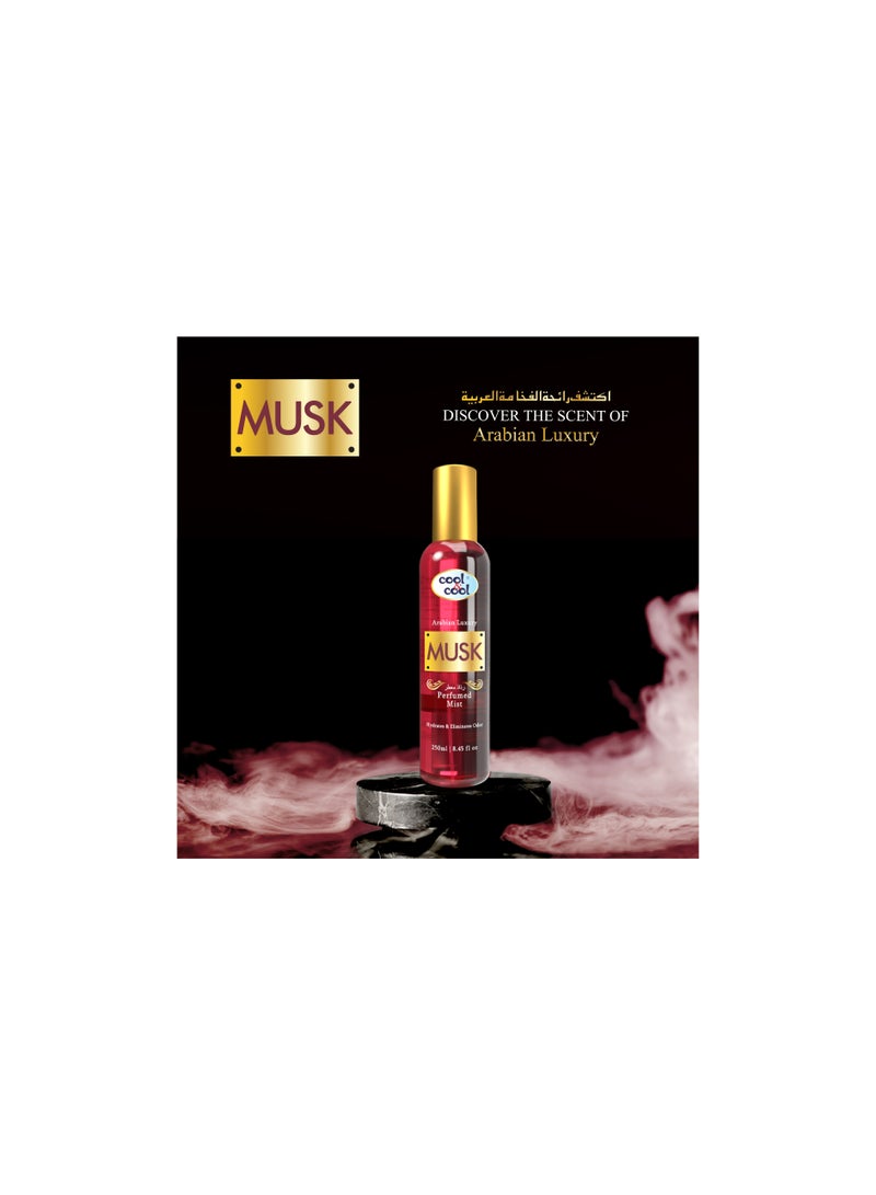 Cool & Cool Musk Perfumed Body Mist | Hydrates & Freshens your body, Scent of Arabian Luxury, 250ml - Image 2