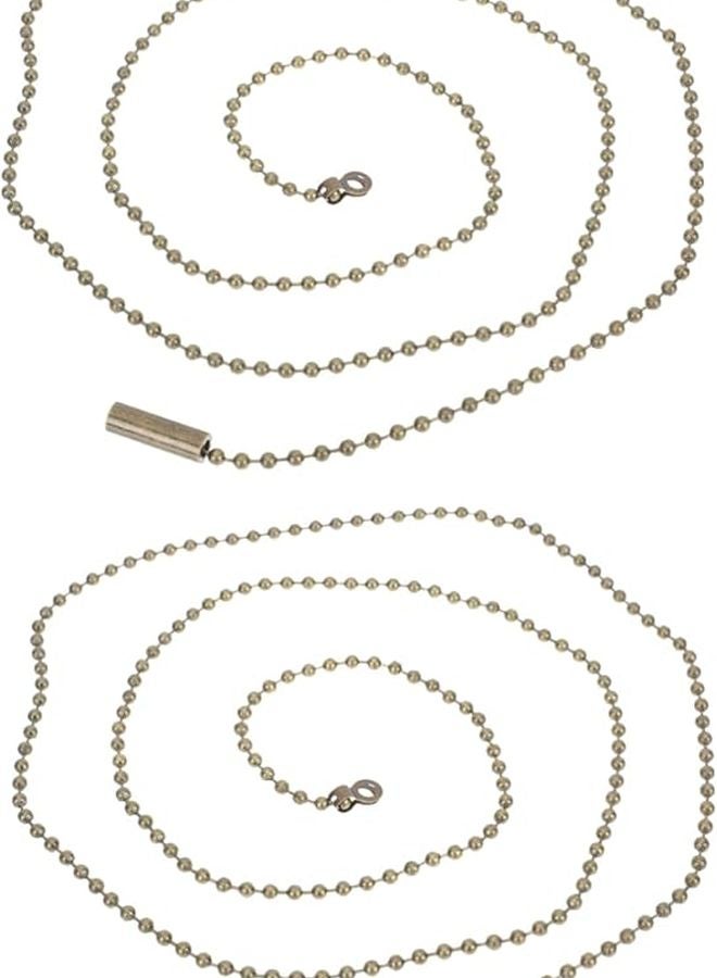 Jojofuny 2 قطعة من سلسلة سحب مروحة السقف بديل لمفتاح إضاءة زينة معلقة - Image 2