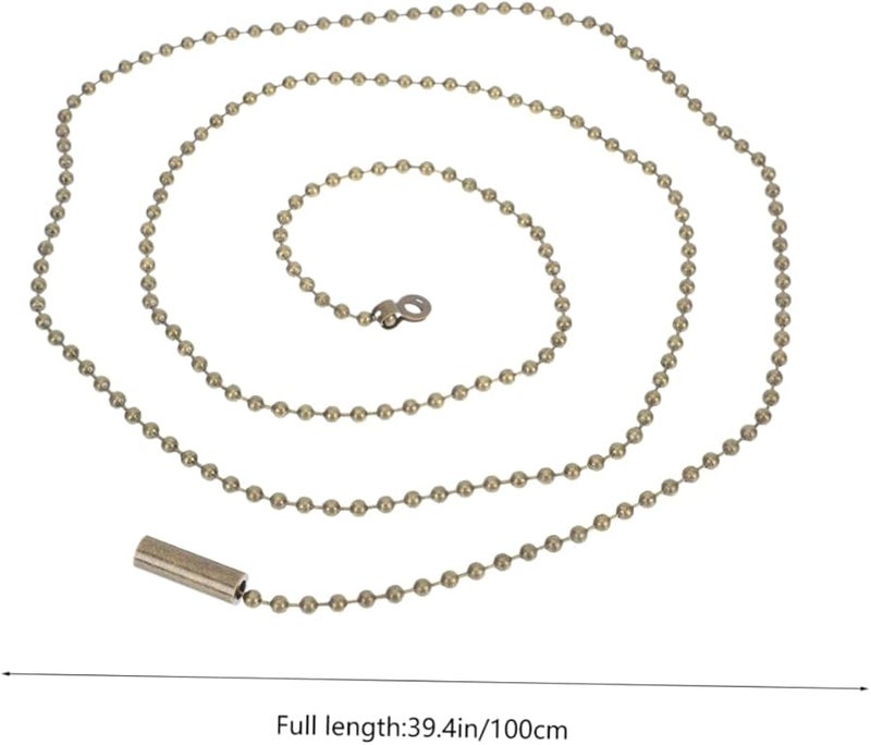 Jojofuny 2 قطعة من سلسلة سحب مروحة السقف بديل لمفتاح إضاءة زينة معلقة - Image 3