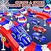 Desuccus Spider Toys for Boys 46 Create A Spider World Road Race Tracks with 2 Cool Spider Cars Toys for Kids Boys Flexible Train Tracks Set for Age 3 4 5 6 7 8 Year Up Old Boy Girls Birthday Gifts - Image 4