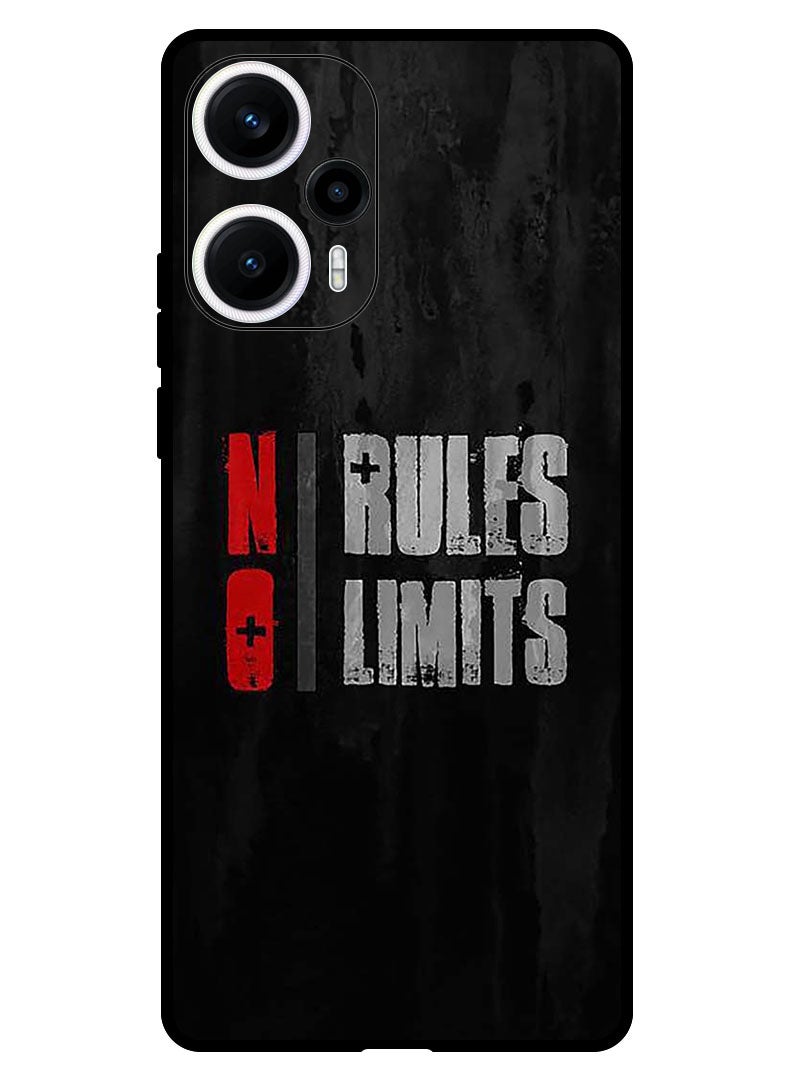 Theodor غطاء واقي مضاد للخدش ومقاوم للصدمات لجهاز Xiaomi Poco F5 No Rules - Image 1