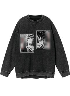 KUYING New One Piece Casual Loose Round Neck Hoodie  - Image 1