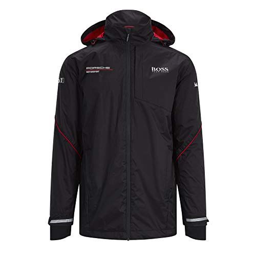 Porsche Motorsport Team Black Rain Jacket w/Motorsport Kit (XS) - Image 1