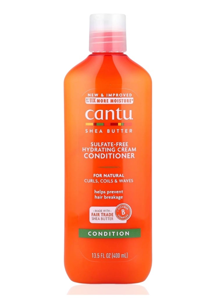 Cantu Shea Butter Conditioner Cream 400 ml – Moisturizing Hair Conditioner for Soft, Smooth, Nourished & Healthy-Looking Hair - Image 1