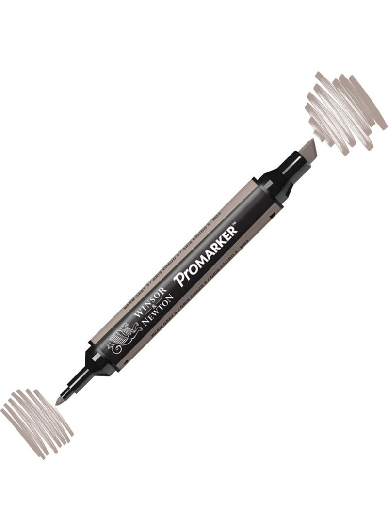 Winsor Newton - Winsor Newton Letraset Promarker Pen Wg3 Warm Gray 3 - Image 1