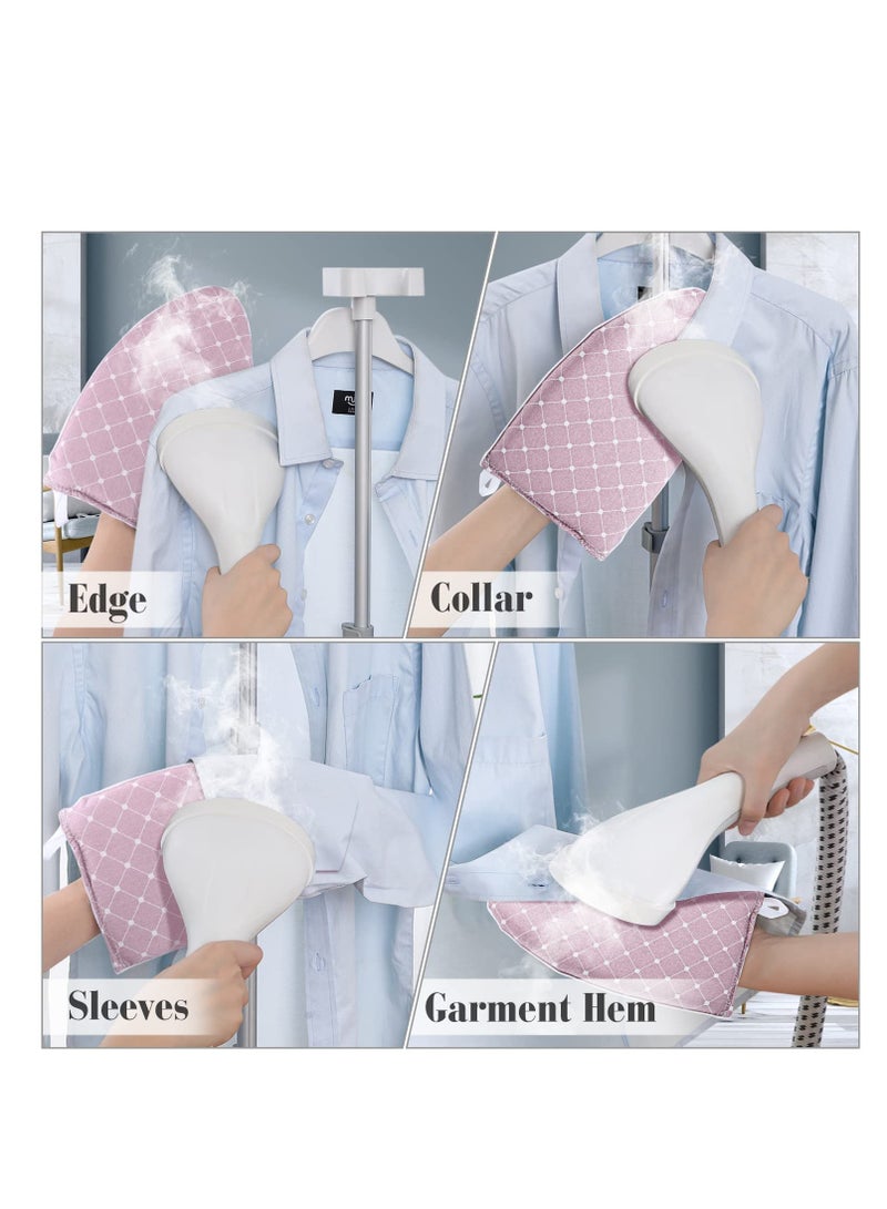 SYOSI Garment Steamer Ironing Gloves, 2 Pcs Anti Steam Glove Heat Resistant Garment Steamer Mitt, Anti Steam Glove Board, Garment Steamer Accessories for Clothes, Handheld Garment Steam Engine Board Glove - Image 4
