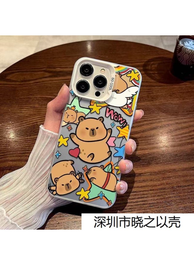 Kapibara Apple 17promax Mobile Phone Case Kapibara Iphone16plus Matte 15 Ultra-thin 14 Anti-scratch