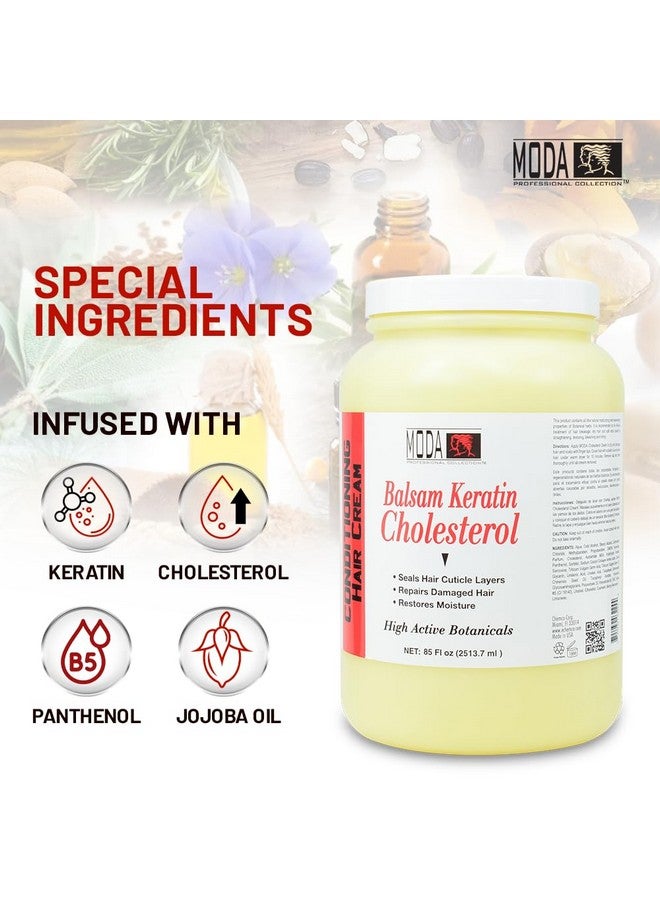 مودا - بلسم الكيراتين والكوليسترول - يقوي وينشط - 85 أونصة - Image 5