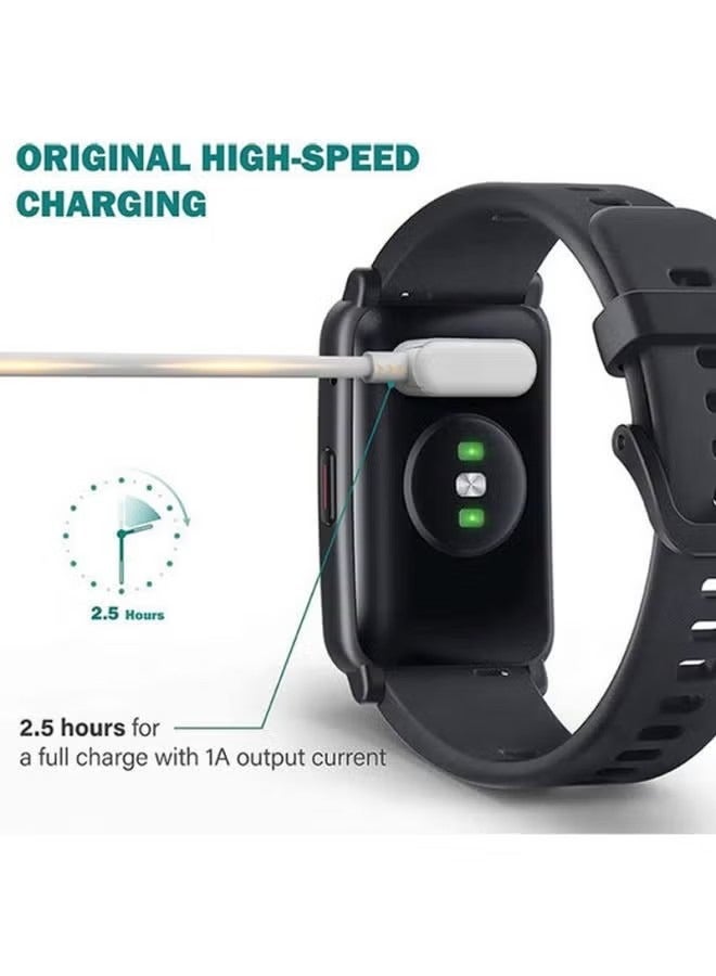 Ocean USB Magnetic Charger for Huawei Watch Fit, Compatible with Huawei Watch 6/7/8/9, Honor 6/7/8/9 Smartwatch, Smart Watch Dock Charger Adapter Magnetic USB Charging Cable Dock Soft Cord 1M (White)  - Image 5