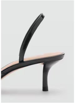 MANGO Heeled Shoes With Vinyl Panel  - Image 2